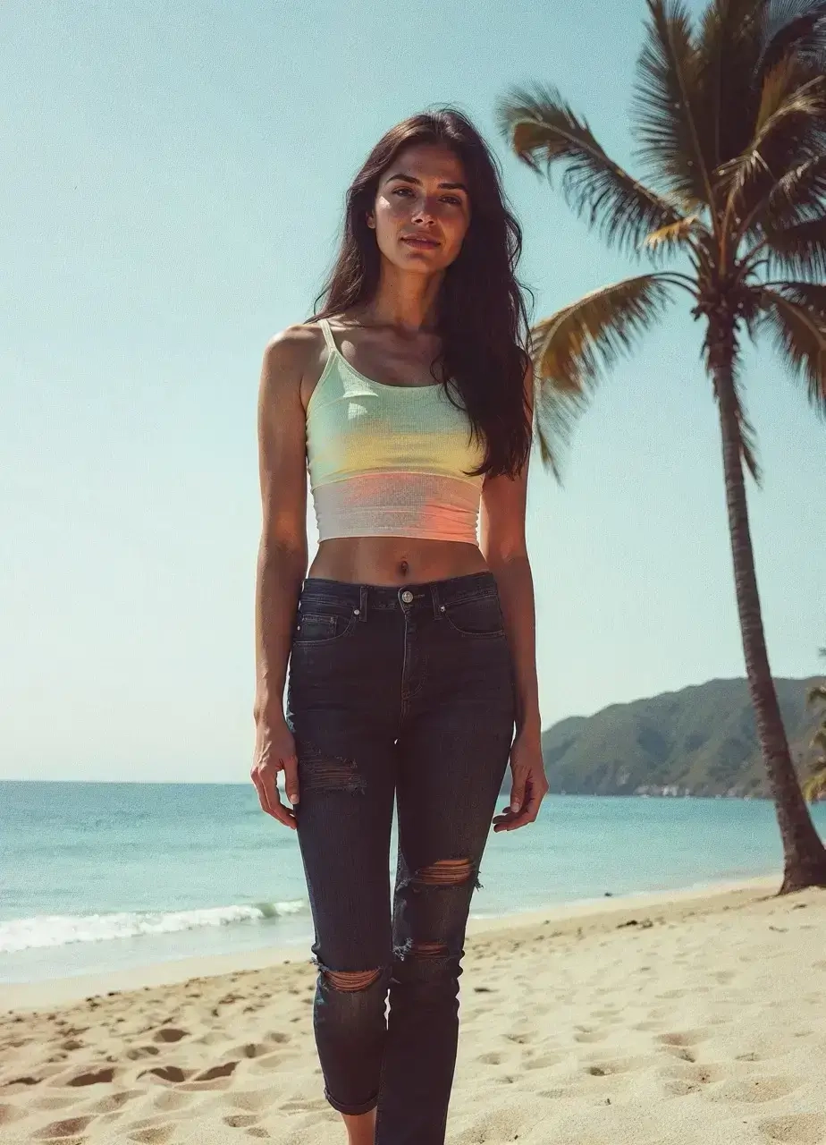 Oceanic Harmony Jeans